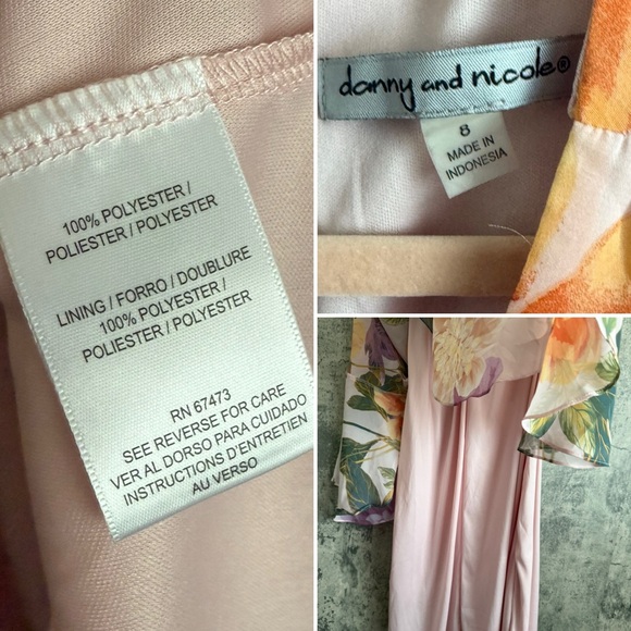 Floral Maxi Dress spring / summer vibe pretty dress pink lavender beauty - Picture 5 of 14